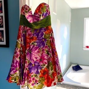BG Haute floral party or cocktail dress